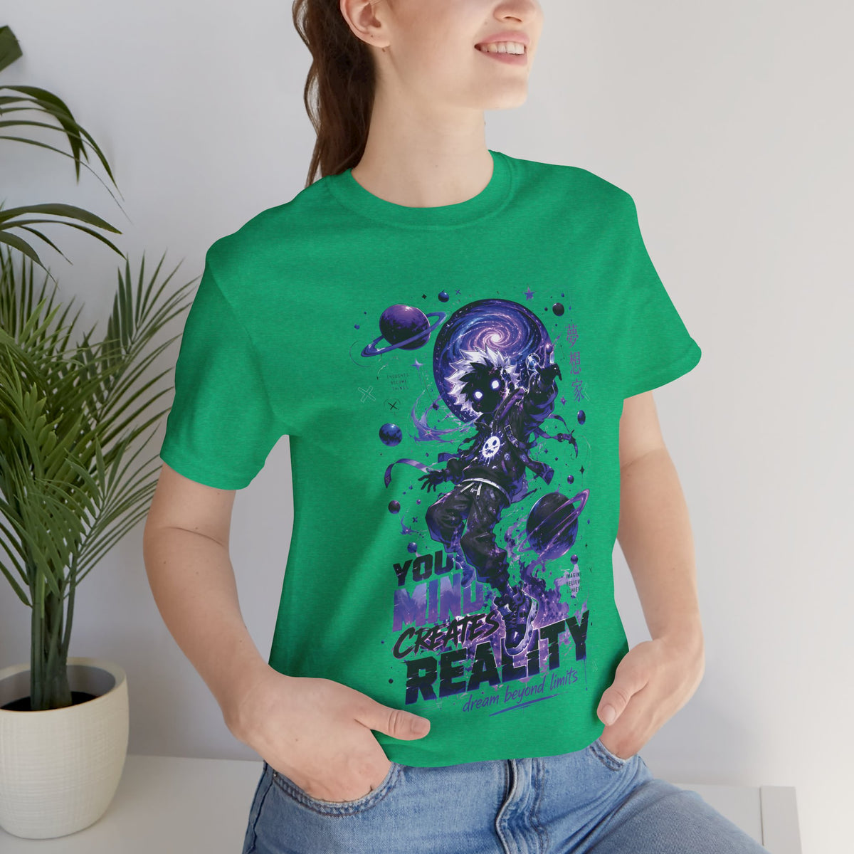 Your Mind Creates Reality Galaxy Graphic T Shirt