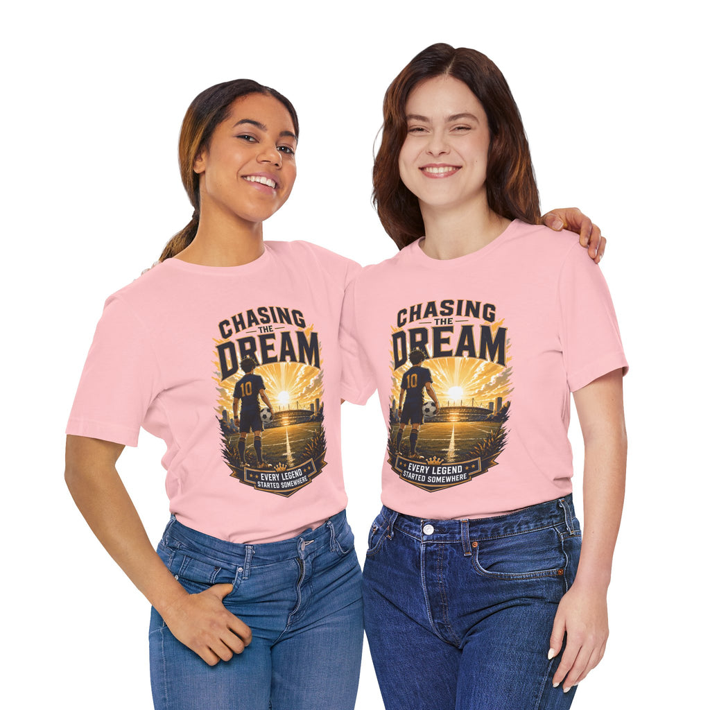 Chasing the Dream Soccer Graphic T Shirt