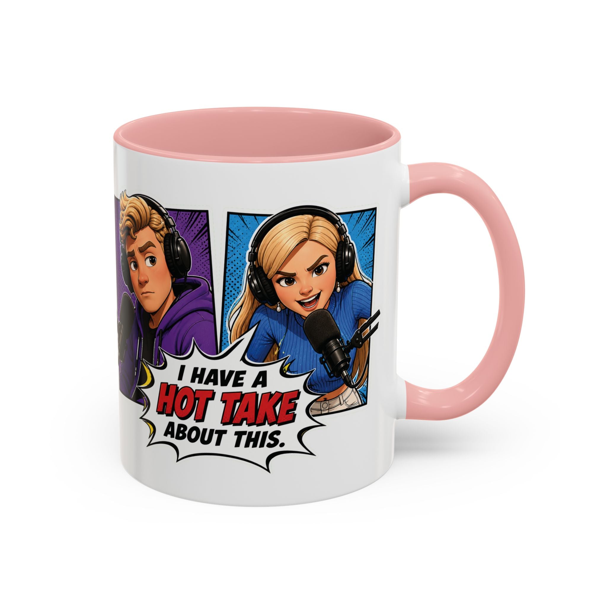 Jake And Emma Hot Take Coffee Mug — "I Have A Hot Take About This" Mug (11/15oz)