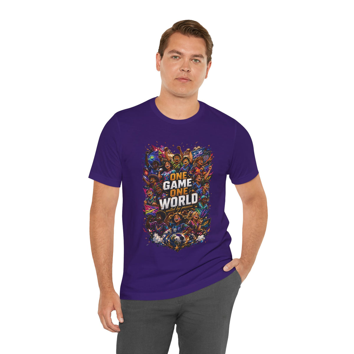 One Game One World Gamer Graphic T Shirt