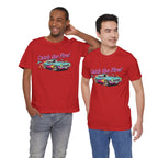 Catch the Fire Vintage Muscle Car Graphic T Shirt