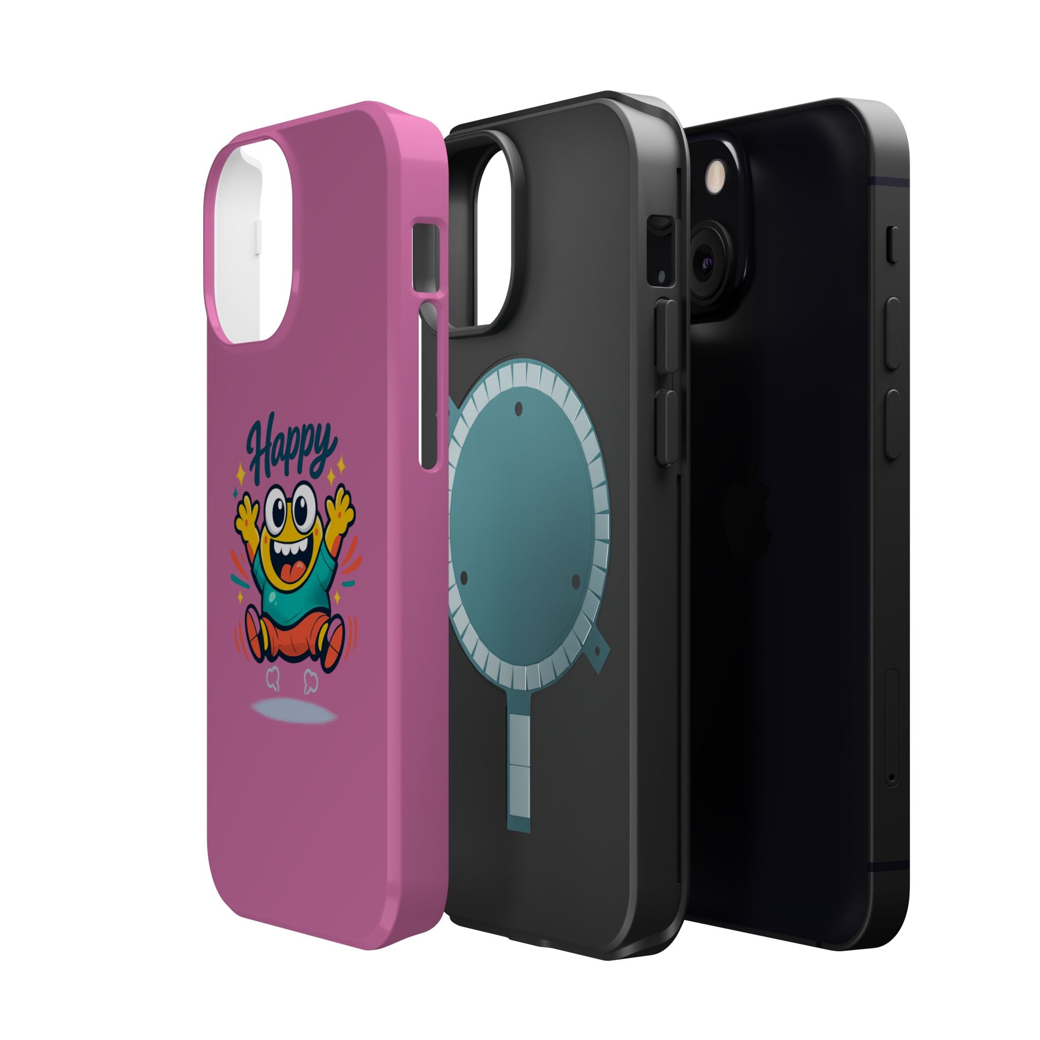 Happy Monster Magnetic Impact-Resistant Phone Case