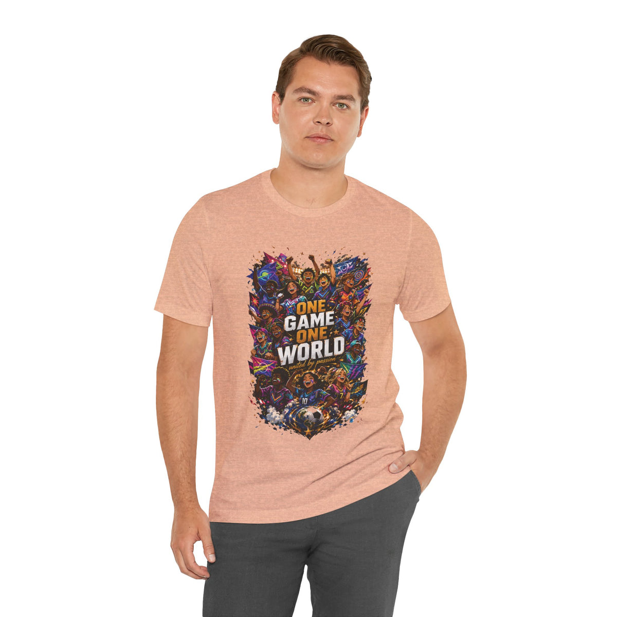 One Game One World Gamer Graphic T Shirt