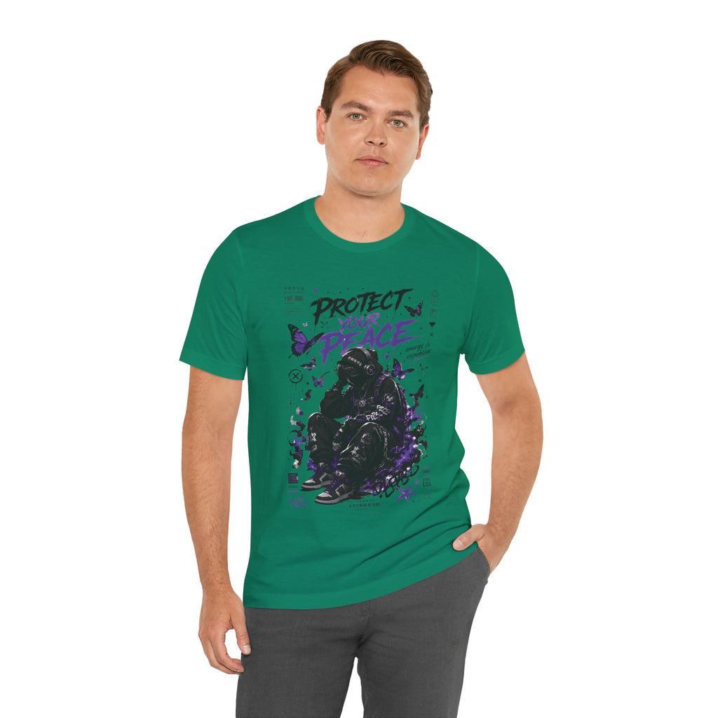 Protect Your Peace Gothic Butterfly Graphic T Shirt