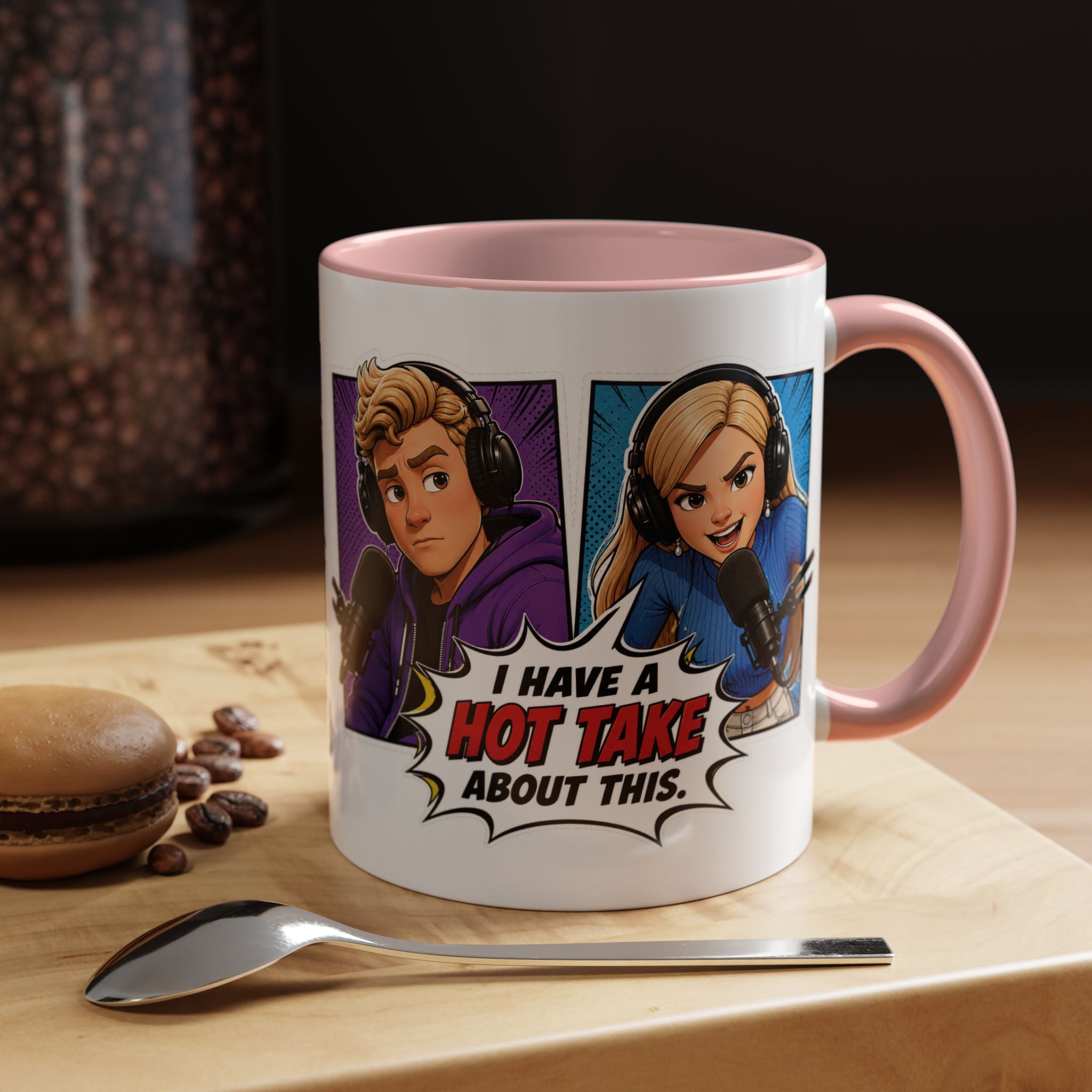 Jake And Emma Hot Take Coffee Mug — "I Have A Hot Take About This" Mug (11/15oz)