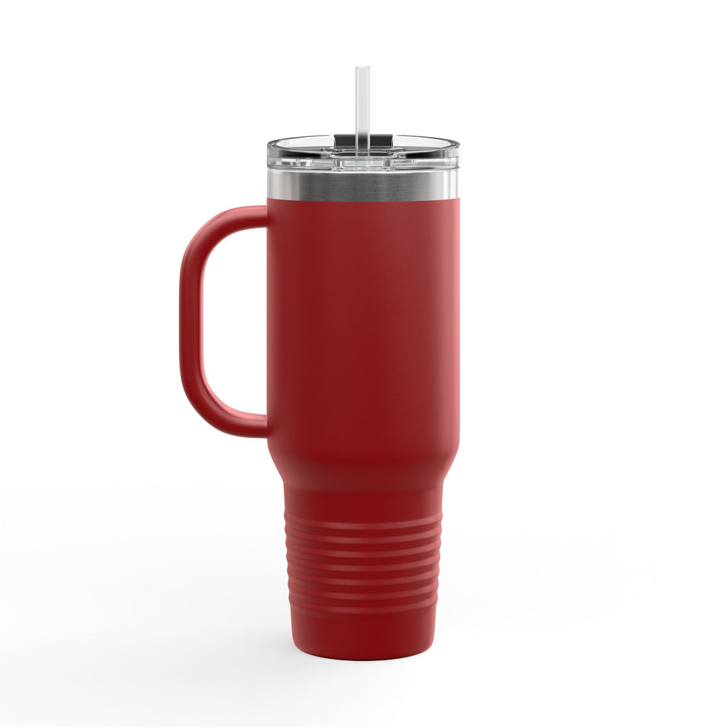 40oz Insulated Travel Mug — "Discipline Today Leads to Freedom Tomorrow" Motivational Tumbler