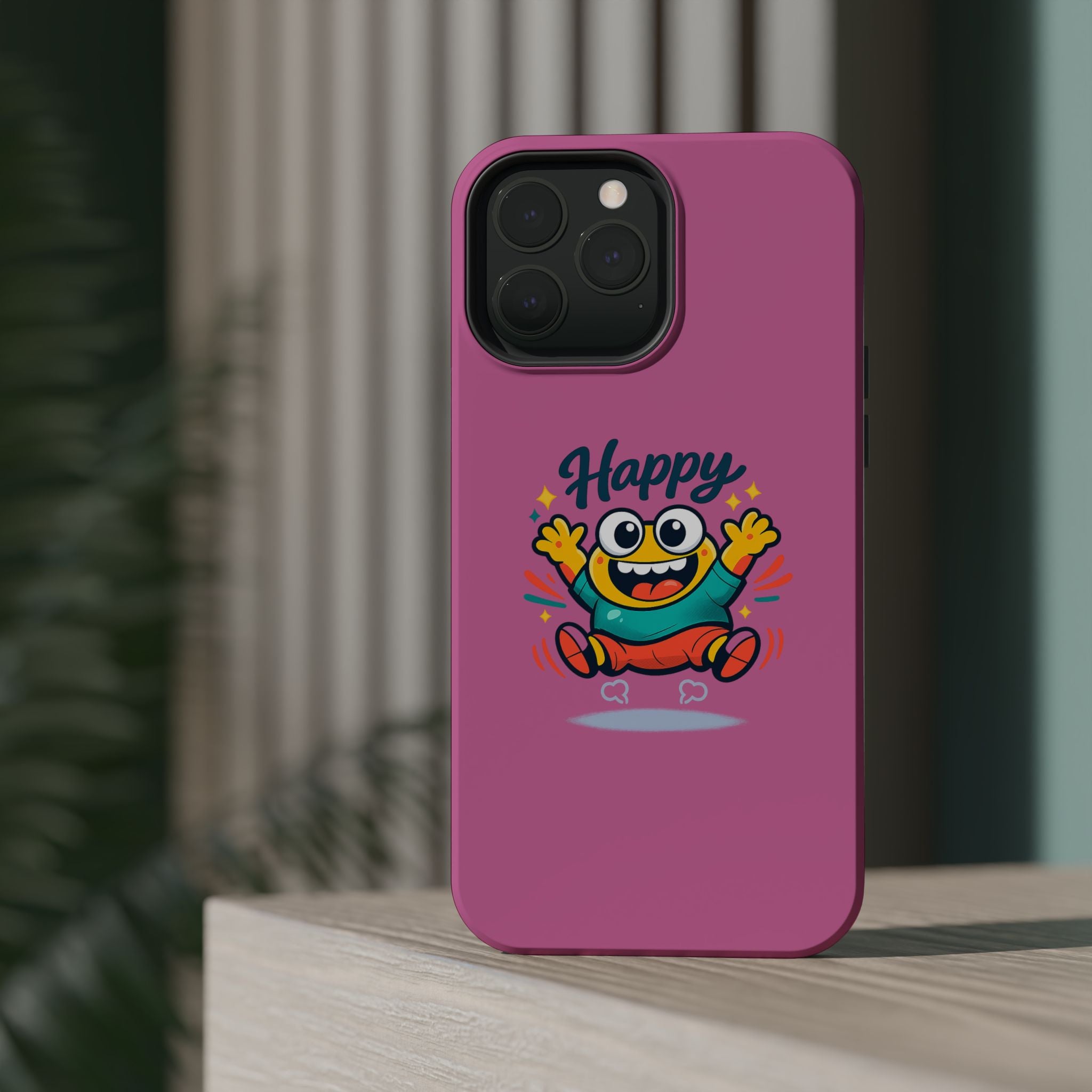 Happy Monster Magnetic Impact-Resistant Phone Case
