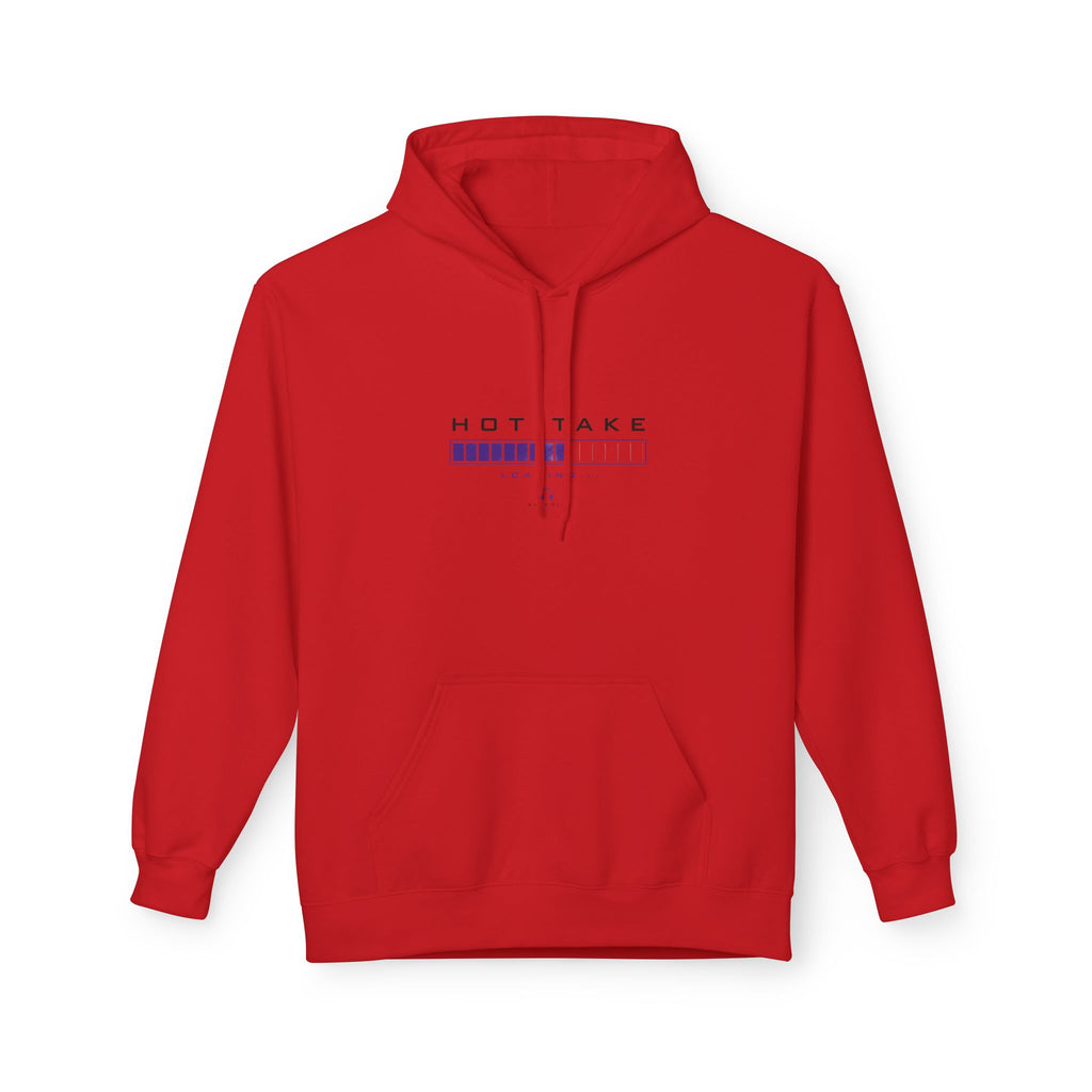 HOT TAKE Loading Hoodie — Minimalist Graphic Pullover