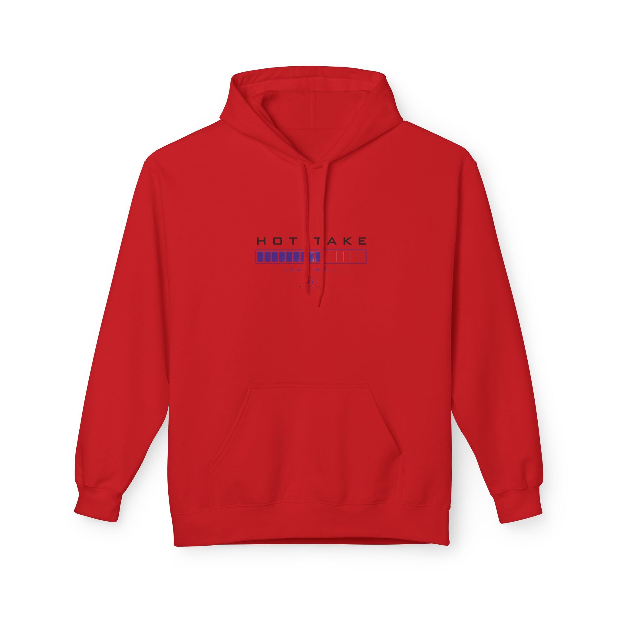 HOT TAKE Loading Hoodie — Minimalist Graphic Pullover