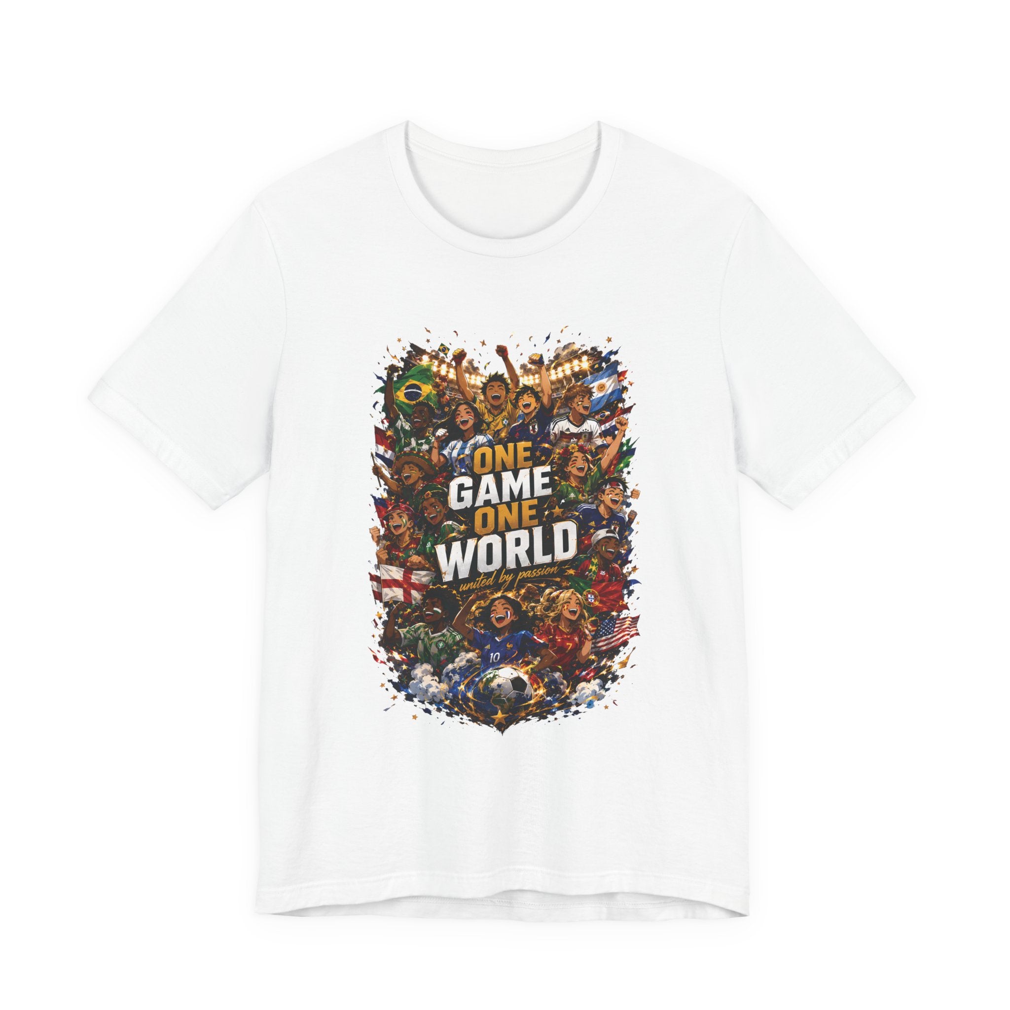 T-Shirt — 'One Game One World' Gamer Graphic Tee