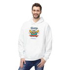 Happy Blob Graphic Hoodie – Cute Cartoon 'Happy' Pullover
