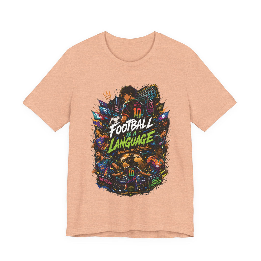 Football Is a Language Graphic T Shirt
