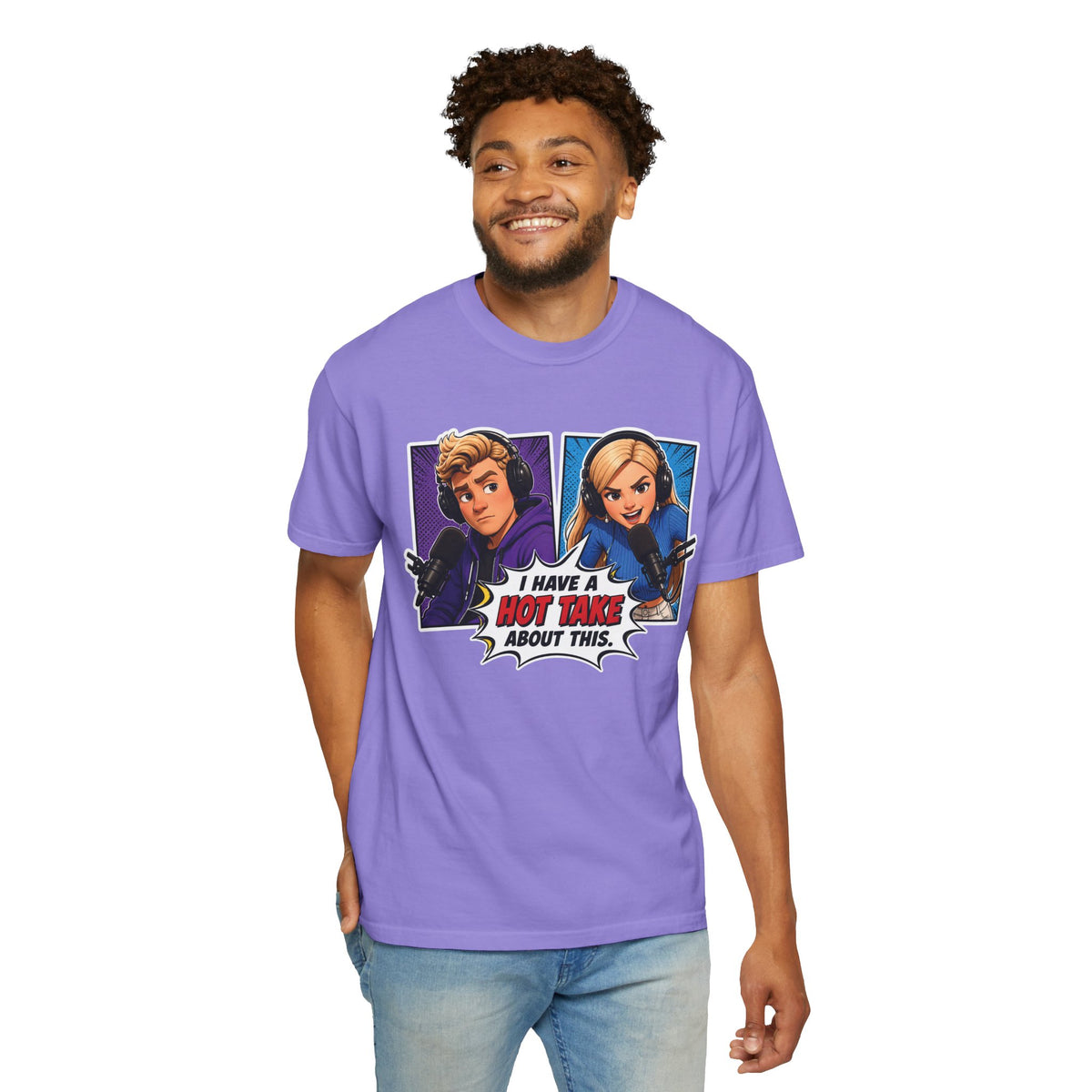 Hot Take Central I Have a Hot Take About This Podcast T Shirt