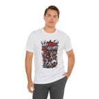 No Risk No Glory Soccer T-Shirt — Dynamic Football Player Graphic Tee