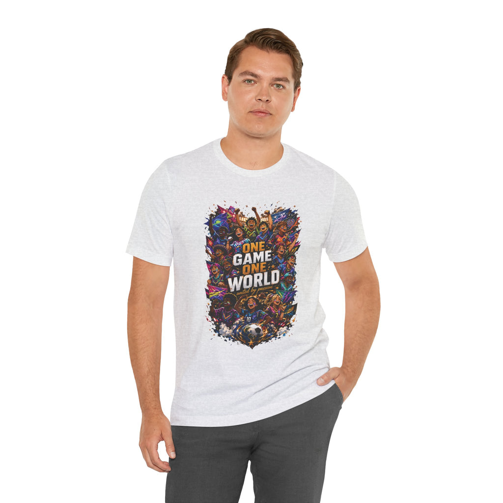 T-Shirt — 'One Game One World' Gamer Graphic Tee