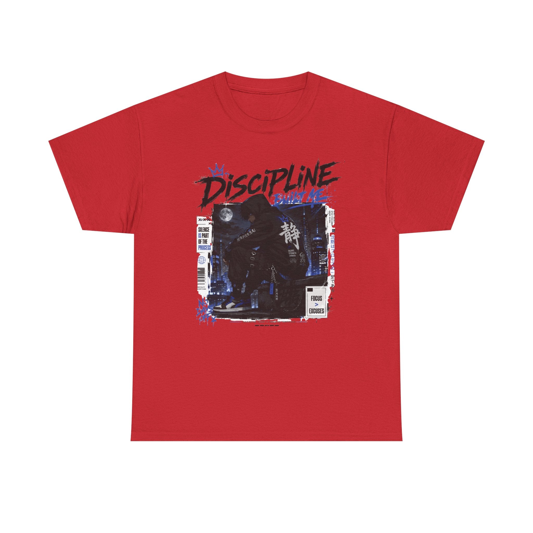 Discipline Built Me Anime Streetwear T Shirt