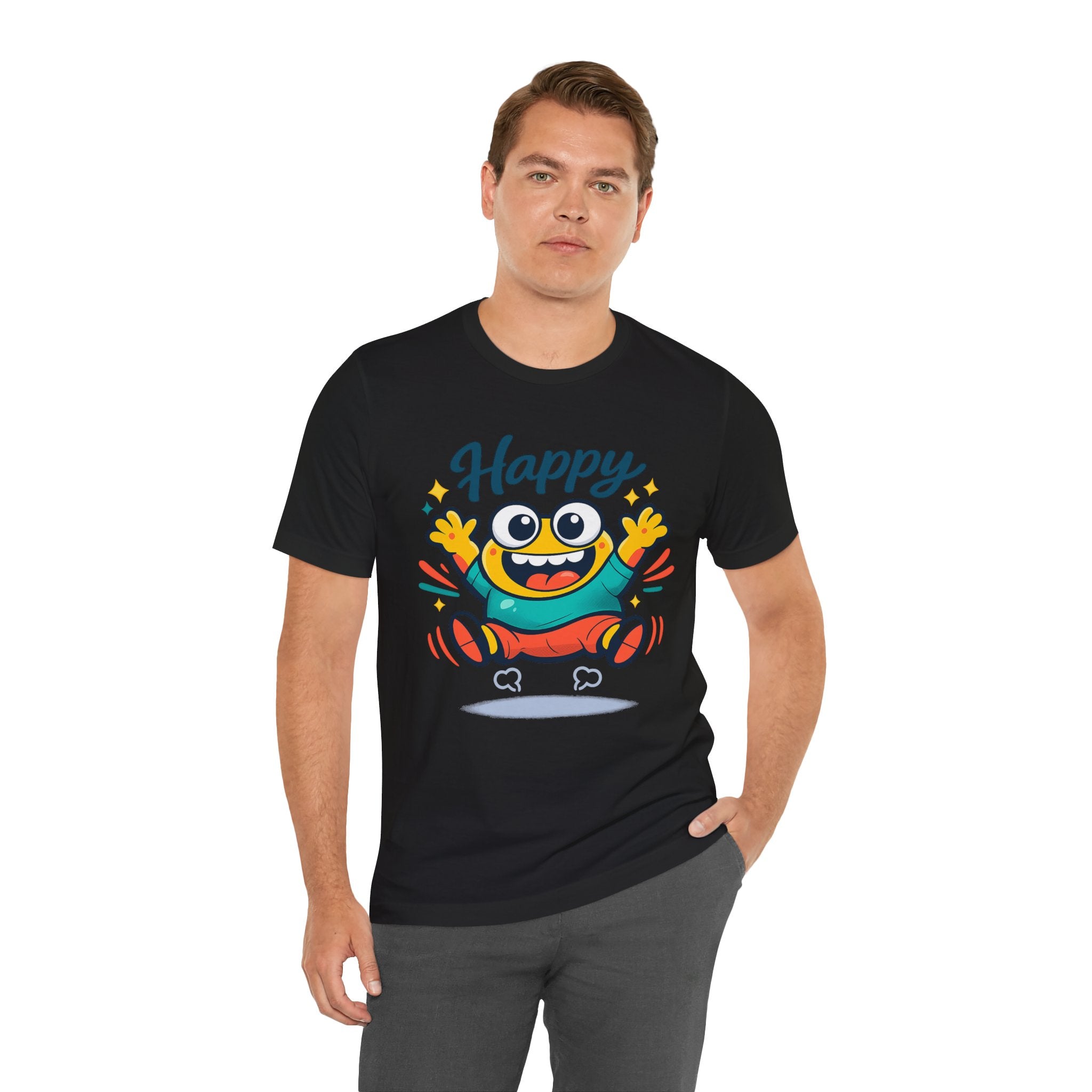 Happy Mood Blob T Shirt Cute Kawaii Graphic Tee