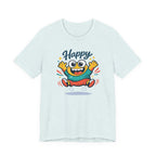 Happy Mood Blob Tee | kawaii minimal, thick outline emoji cartoon