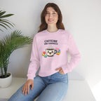 Caffeine and Kindness Sweatshirt | office humor, coffee fuel