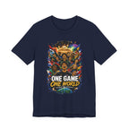 Soccer Graphic Tee - "One Game One World" Graphic T-Shirt
