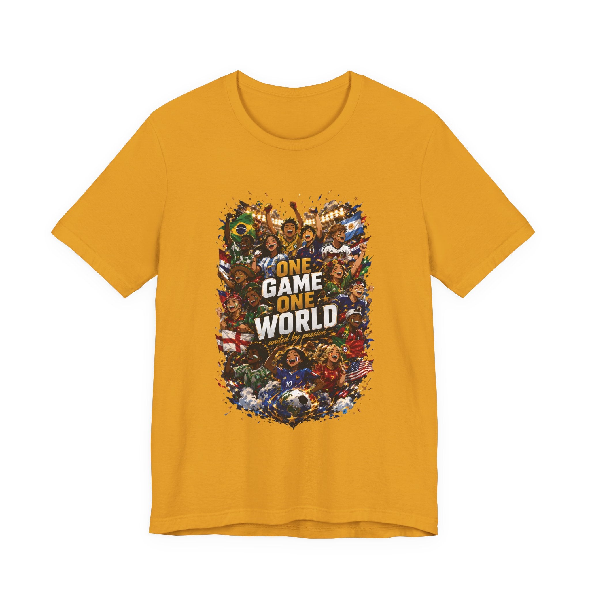 T-Shirt — 'One Game One World' Gamer Graphic Tee
