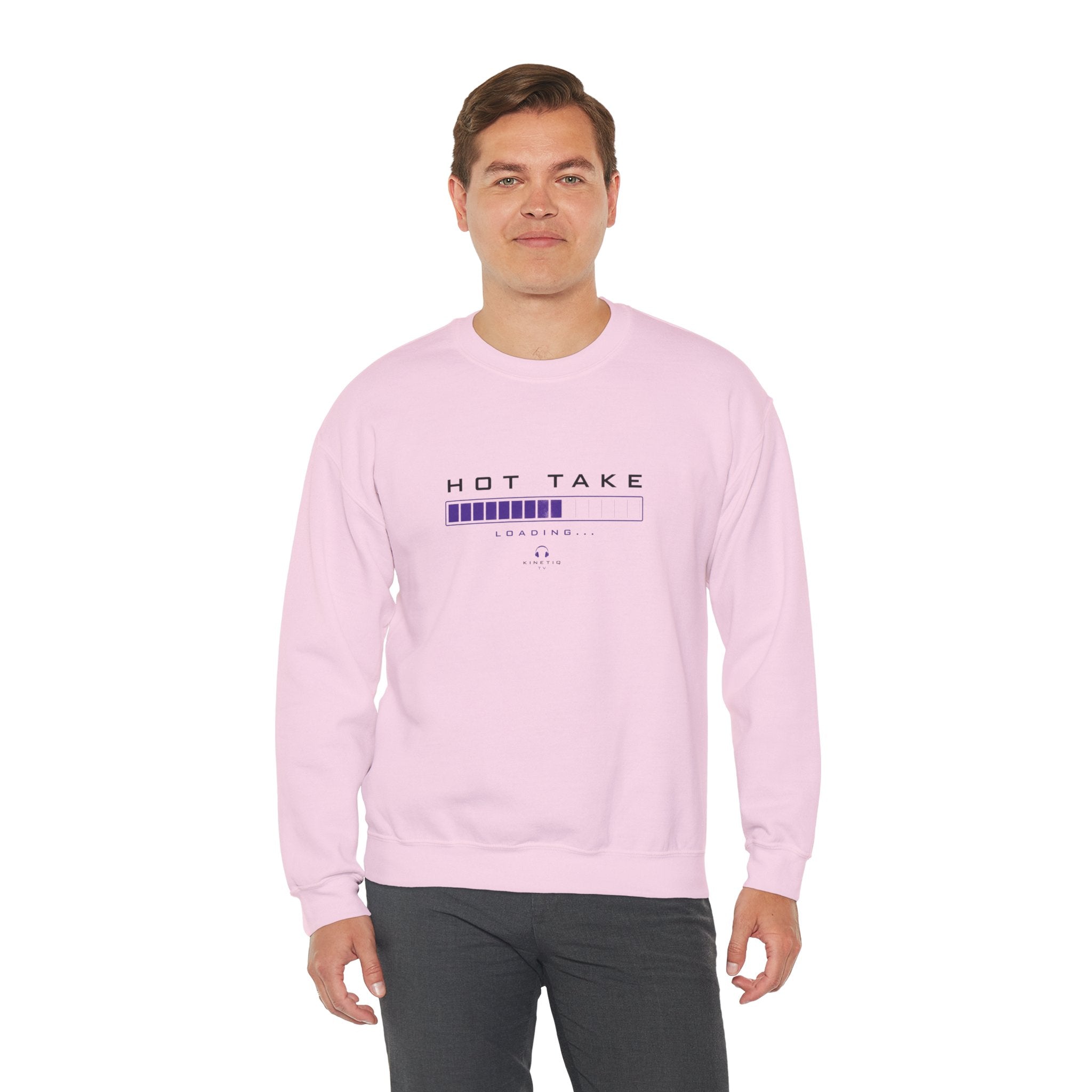 Hot Take Central Hot Take Loading Crewneck Sweatshirt