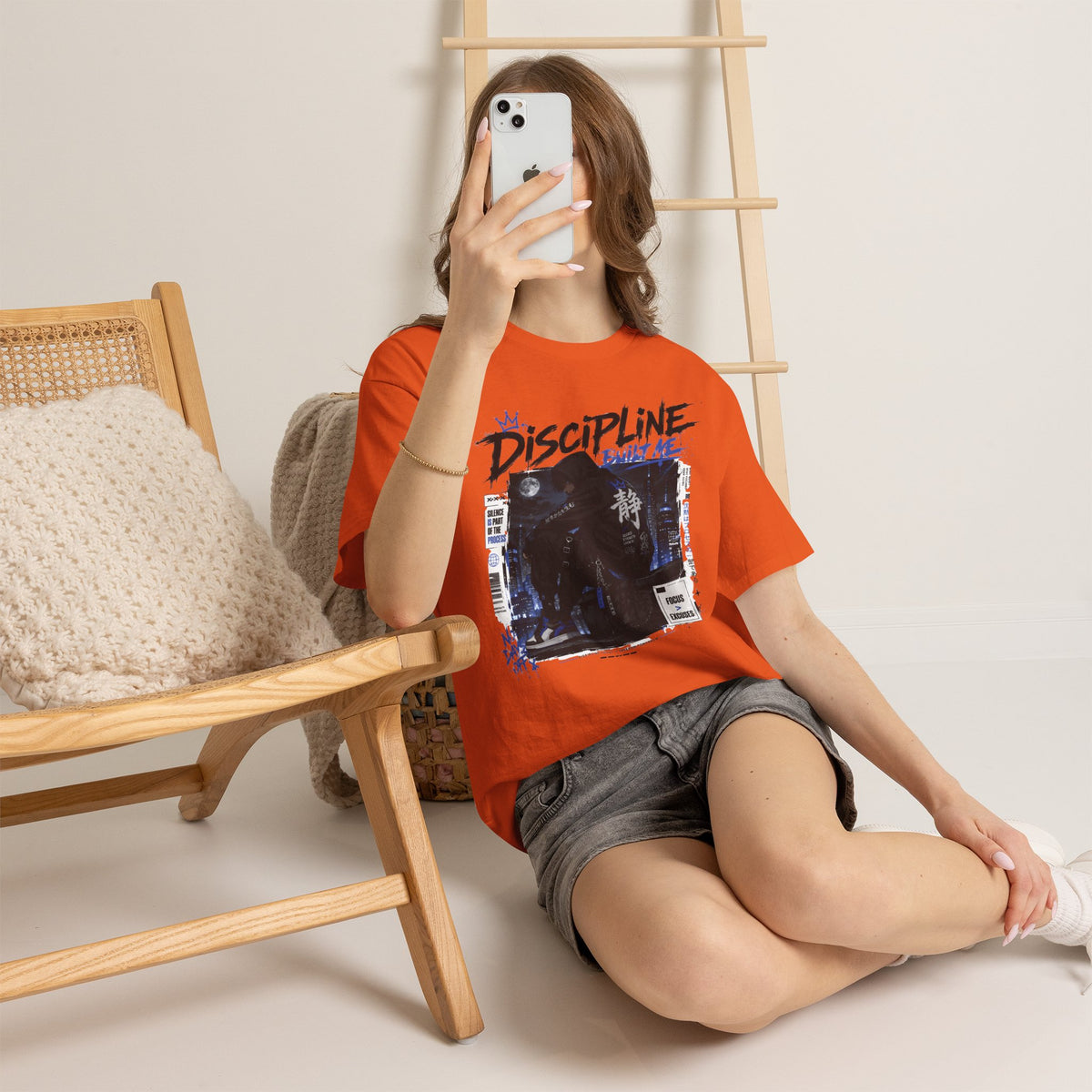 Discipline Built Me Anime Streetwear T Shirt