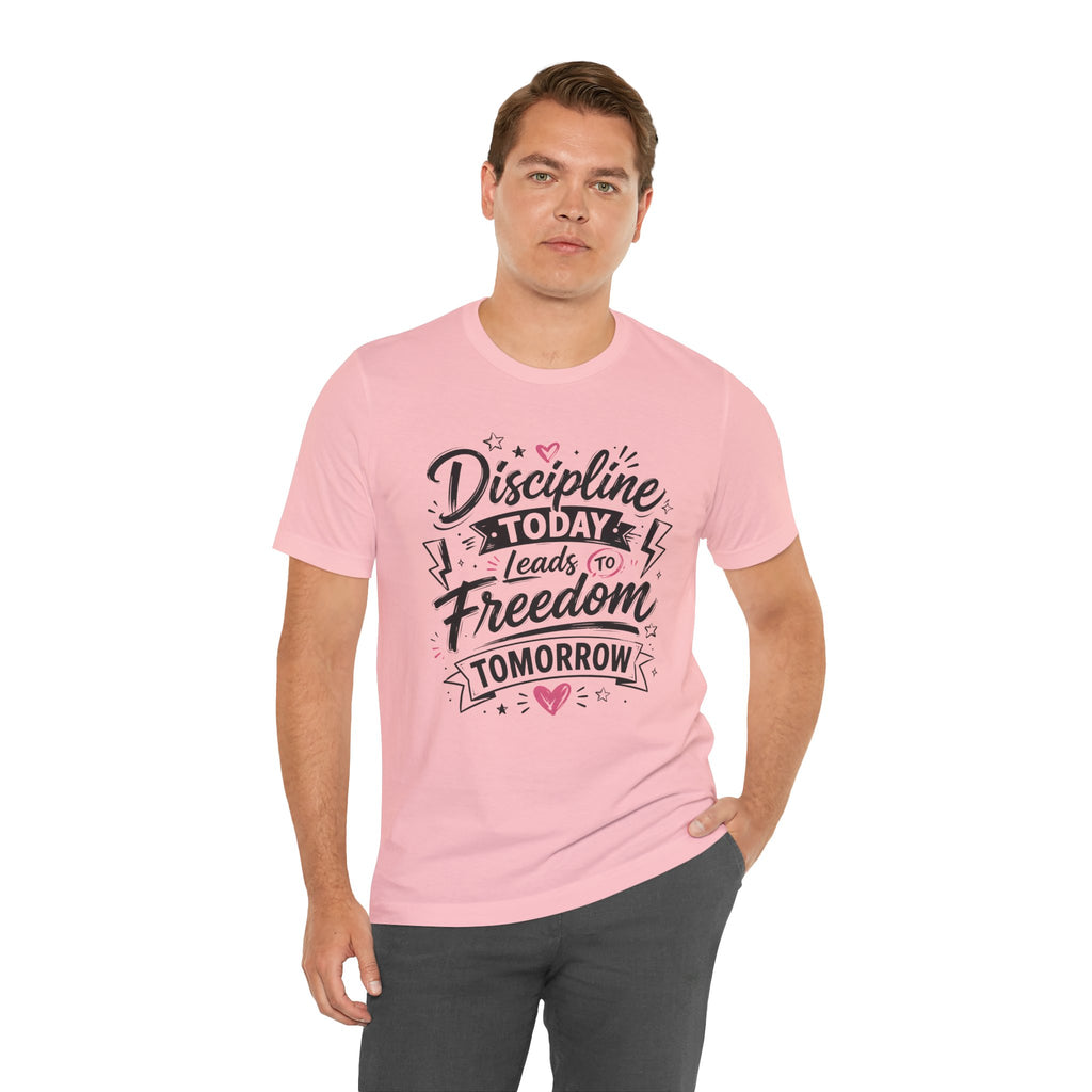 Discipline Today Leads to Freedom Tomorrow Motivational T Shirt