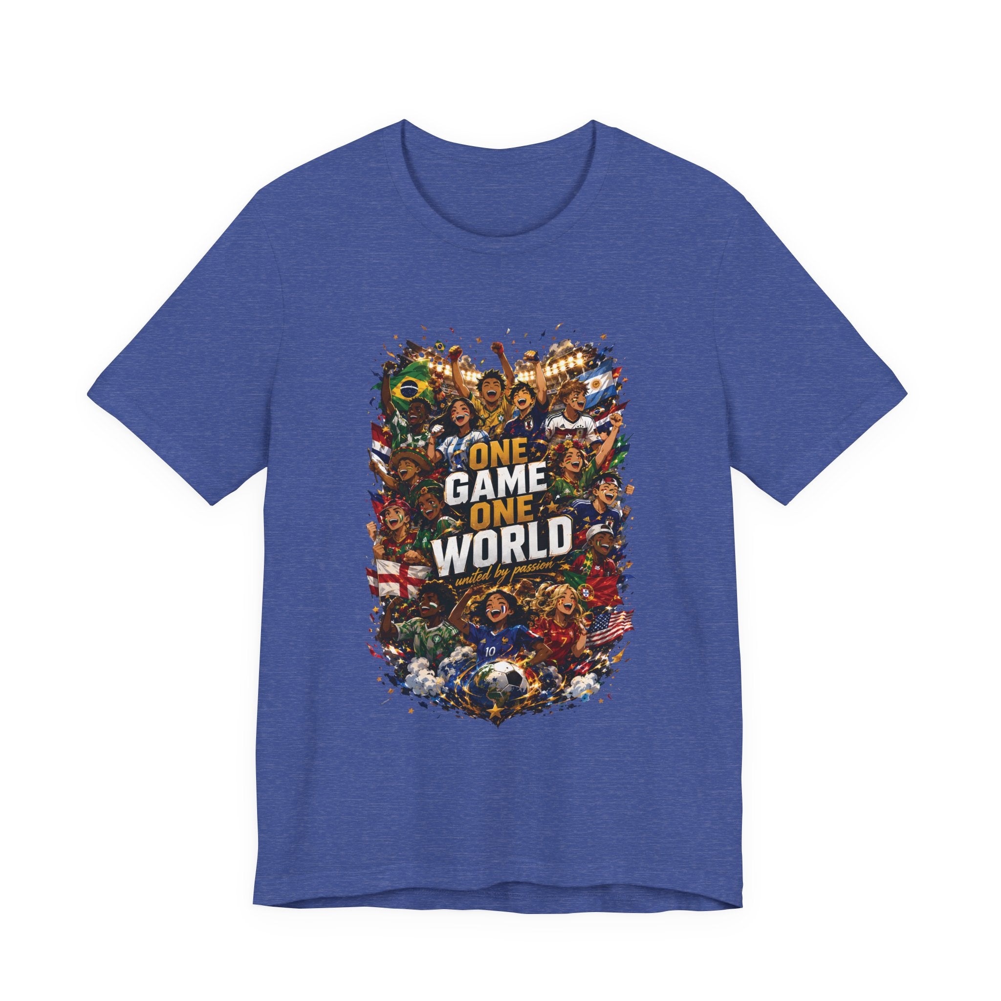 T-Shirt — 'One Game One World' Gamer Graphic Tee