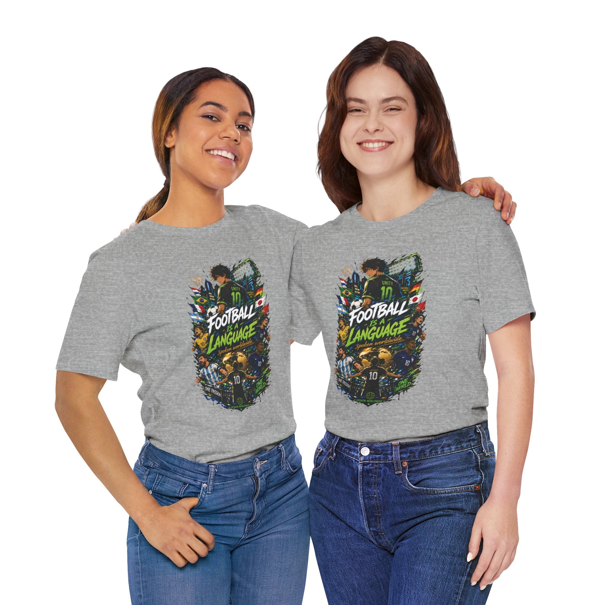 Football Language Graphic Tee — Soccer Fan Jersey Shirt