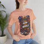 T-Shirt — 'One Game One World' Gamer Graphic Tee