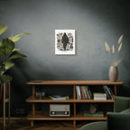 Motivational Street Art Canvas — "Become Who You Needed" Stretched Matte Print