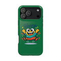 Happy Monster Magnetic Protective Phone Case Green