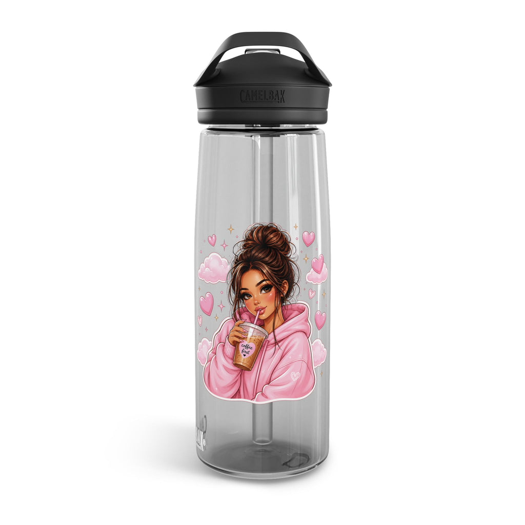 Cozy Pink Hoodie Girl CamelBak Eddy Water Bottle 20oz 25oz