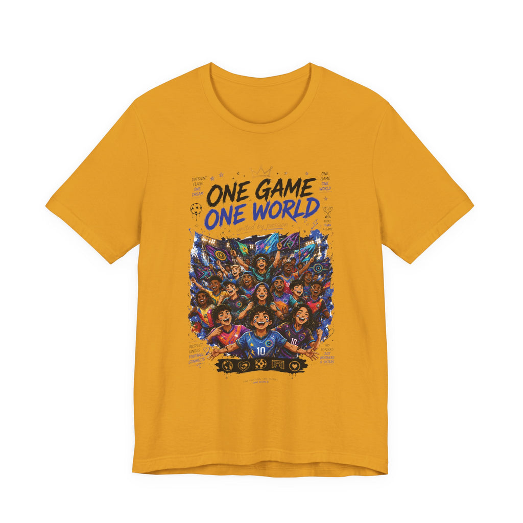 One Game One World Soccer Tee