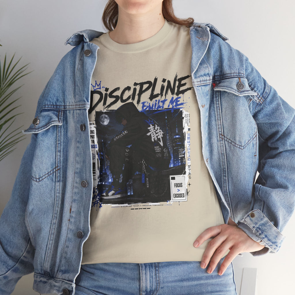 Discipline Built Me Anime Streetwear T Shirt