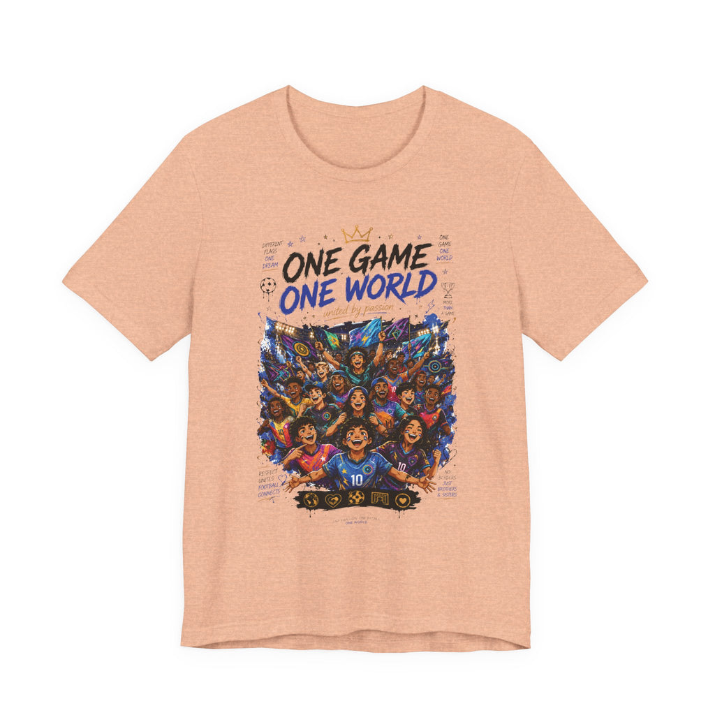 One Game One World Soccer Tee