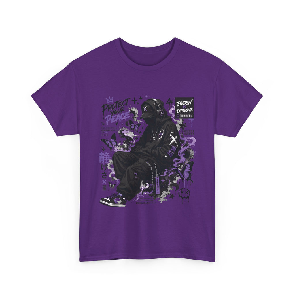 Peacekeeper Anime Graphic T Shirt Purple Streetwear Design