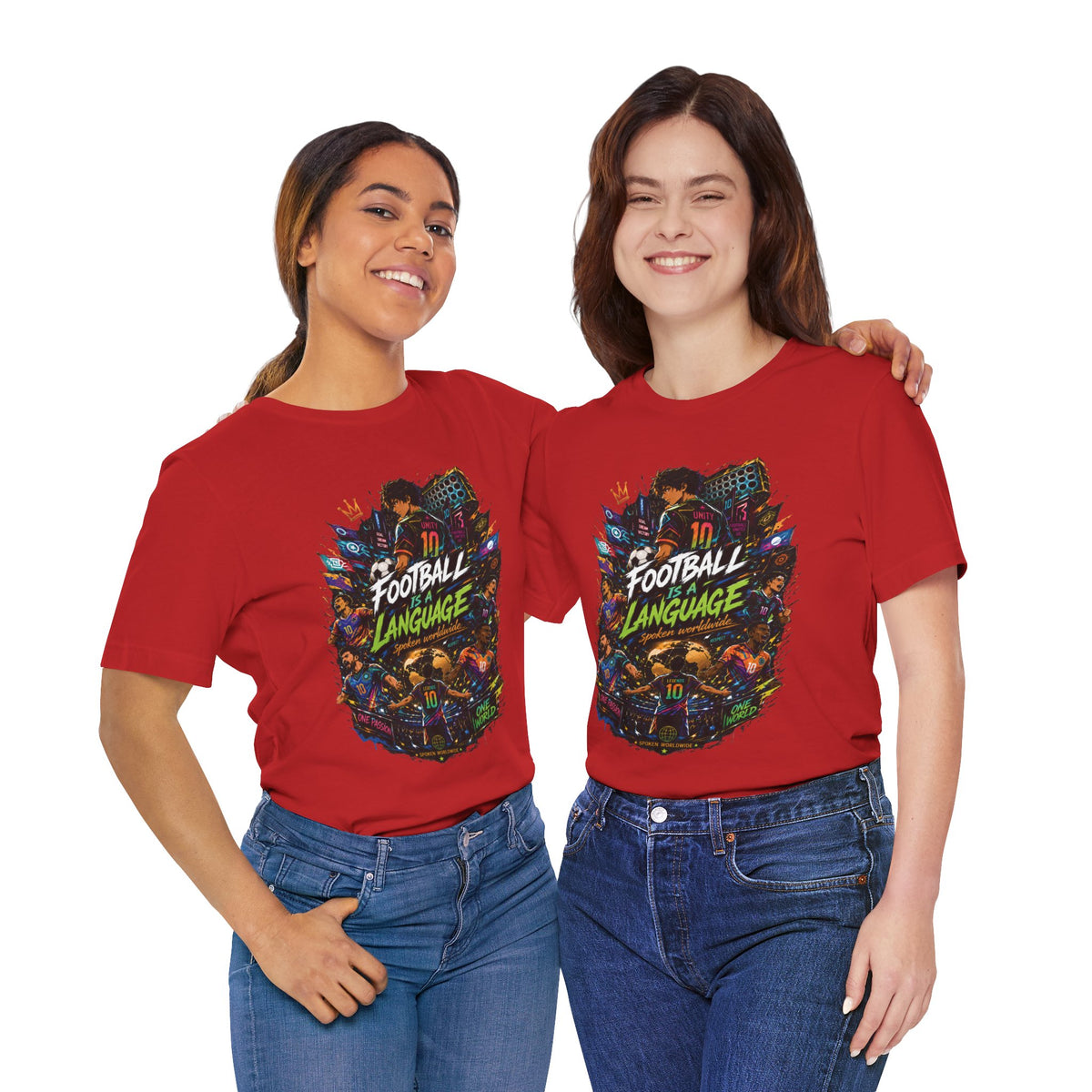 Football Is a Language Graphic T Shirt