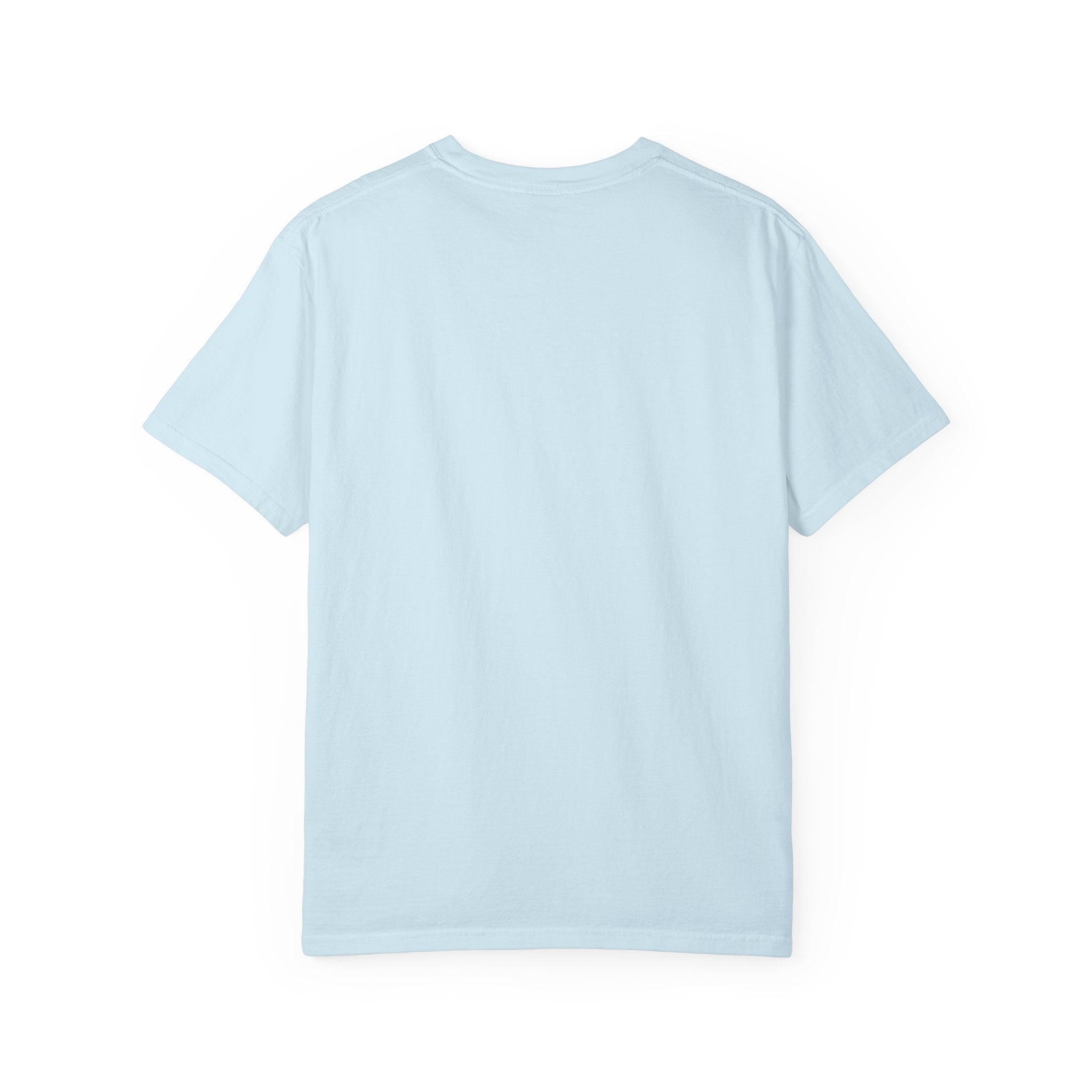 Progress Script Pocket Tee — Garment-Dyed White T-Shirt