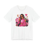 Boss Babe Pink Fashion Tee — Women’s Glam Money & Shopping Graphic Shirt