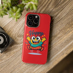 Happy Monster Magnetic Protective Phone Case Red