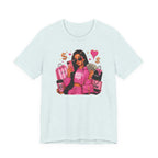 Boss Babe Pink Fashion Tee — Women’s Glam Money & Shopping Graphic Shirt