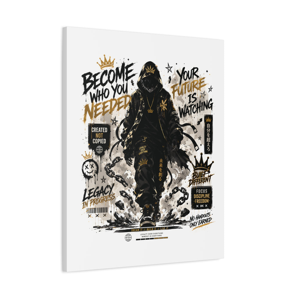 Become Who You Needed Motivational Canvas Wall Art