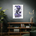 Space Astronaut Canvas Print — “You Mind Creates Reality” Inspirational Wall Art