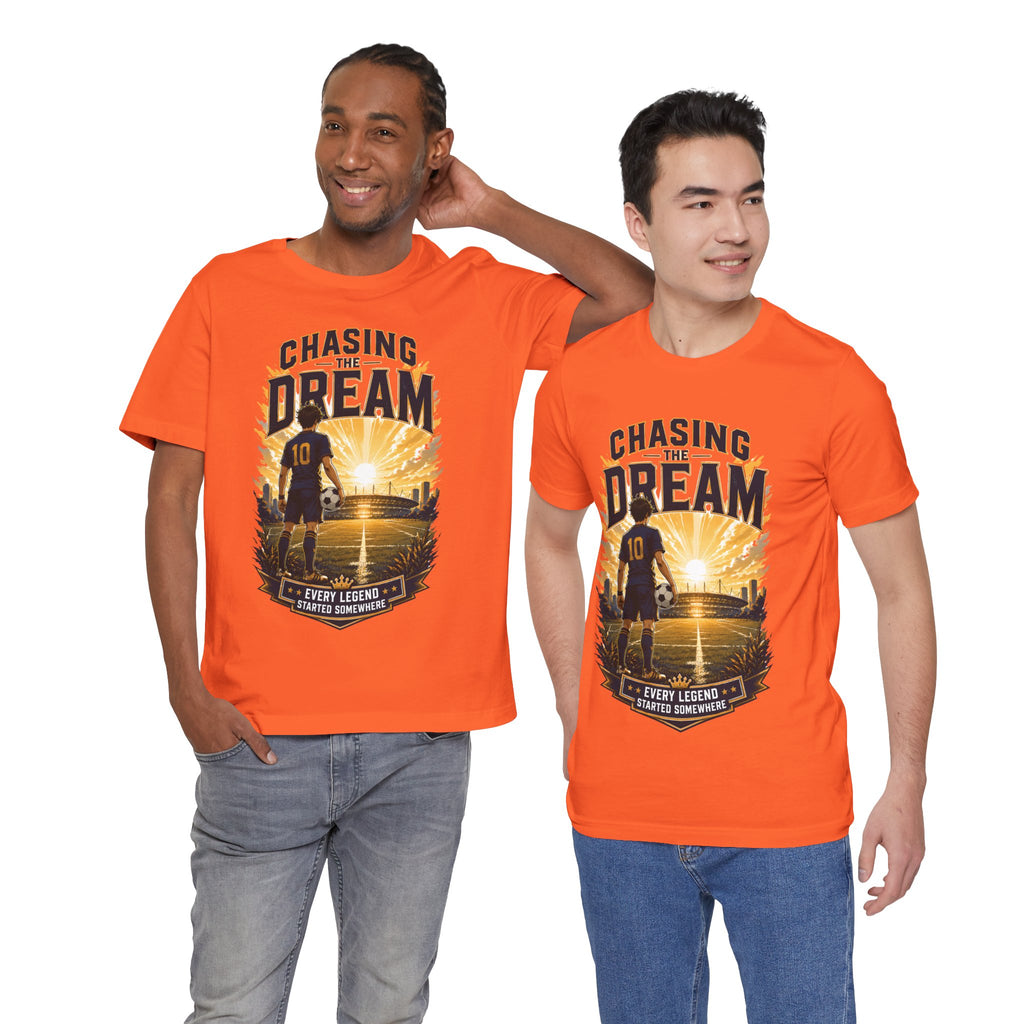 Chasing the Dream Soccer Graphic T Shirt