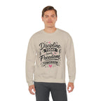 Crewneck Sweatshirt — "Discipline Today Leads to Freedom Tomorrow" Motivational Graphic