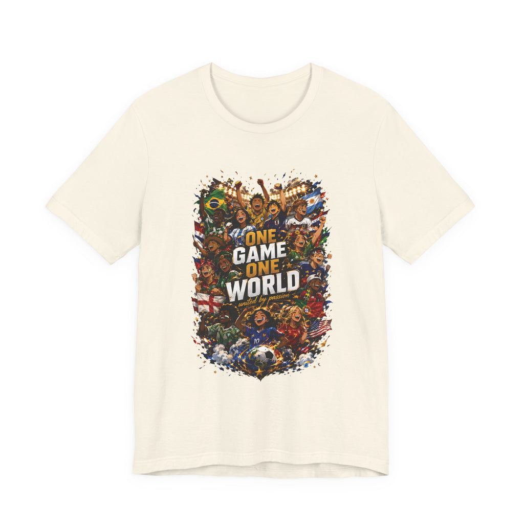 T-Shirt — 'One Game One World' Gamer Graphic Tee