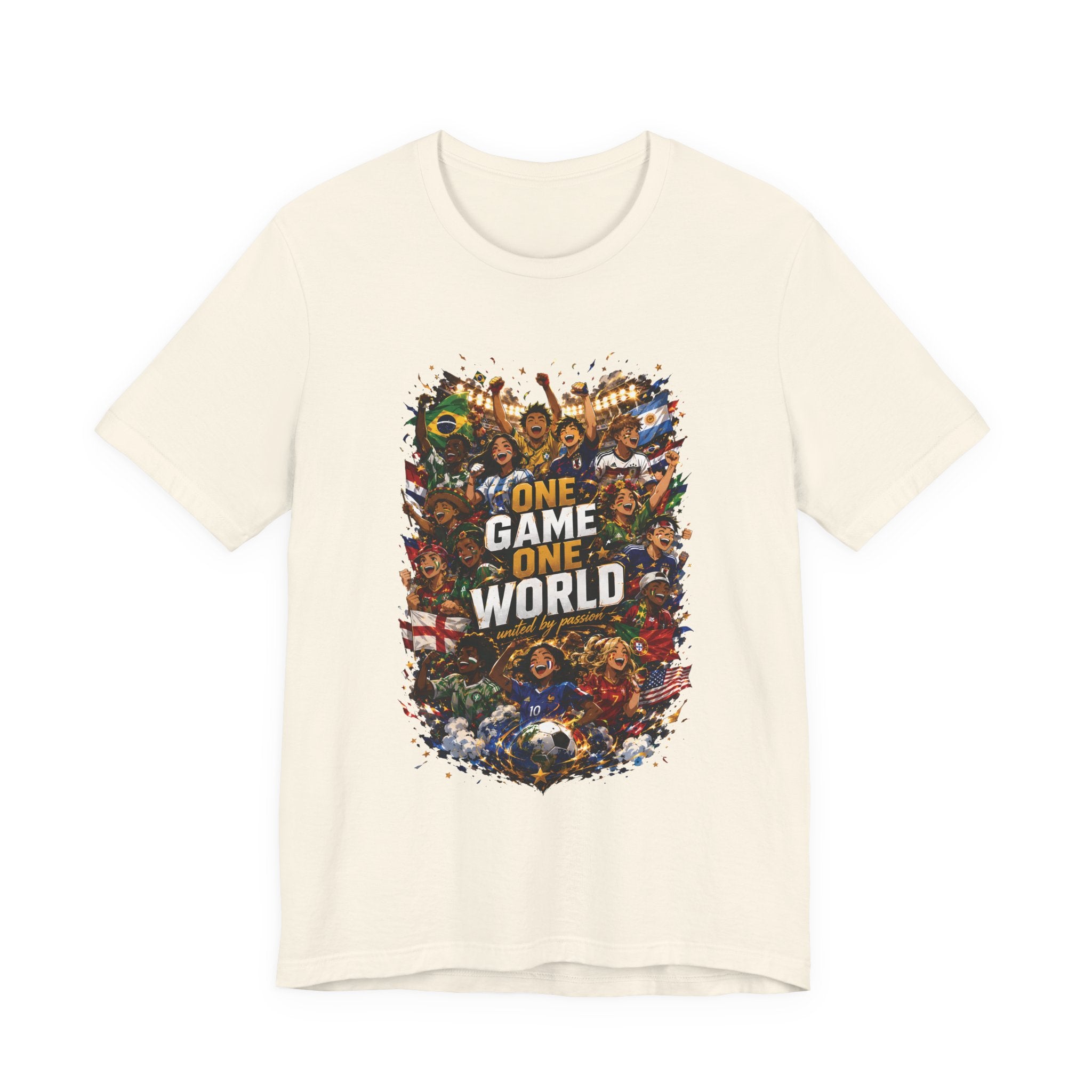 T-Shirt — 'One Game One World' Gamer Graphic Tee