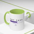 Accent Coffee Mug — "Hot Take Loading" Progress Bar Coffee Mug